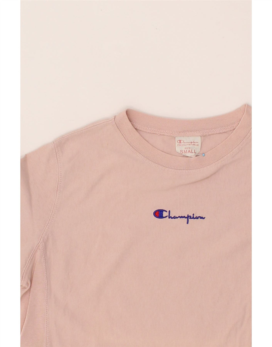 CHAMPION Womens T-Shirt Top UK 10 Small Pink Vintage Champion and Second-Hand Champion from Messina Hembry 