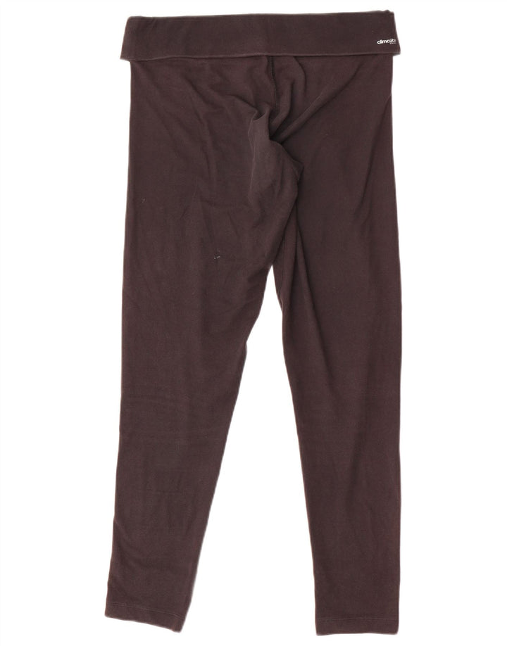 Leggings Adidas Climalite da donna UK 12/14 Poliestere nero medio