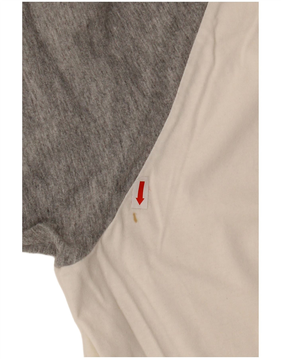 T-shirt da uomo LOTTO Top UK 46/46 3XL Cotone color block bianco