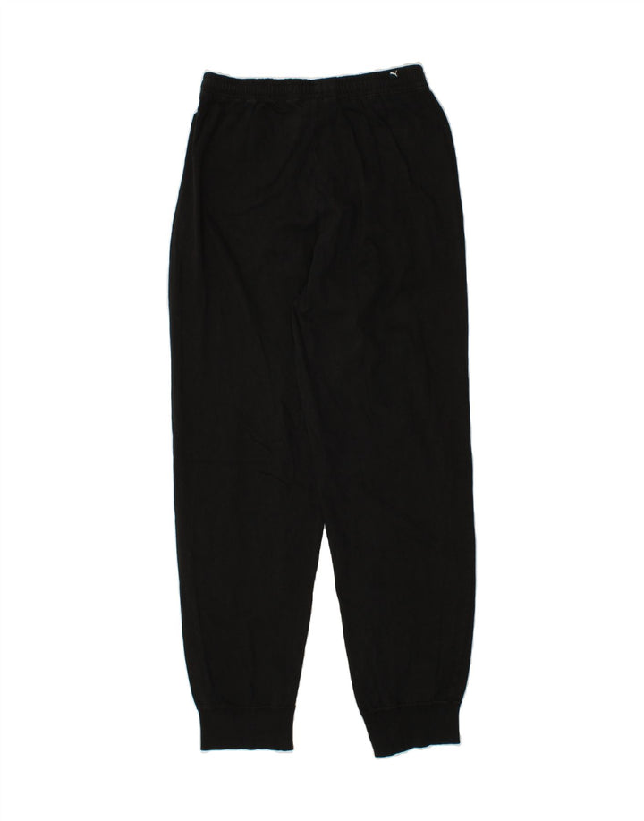 PUMA Mens Tracksuit Trousers Joggers Small  Black Cotton Vintage Puma and Second-Hand Puma from Messina Hembry 