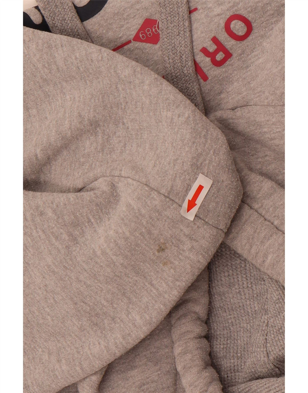 Maglione con cappuccio grafico da donna Bench UK 12 Cotone screziato grigio medio