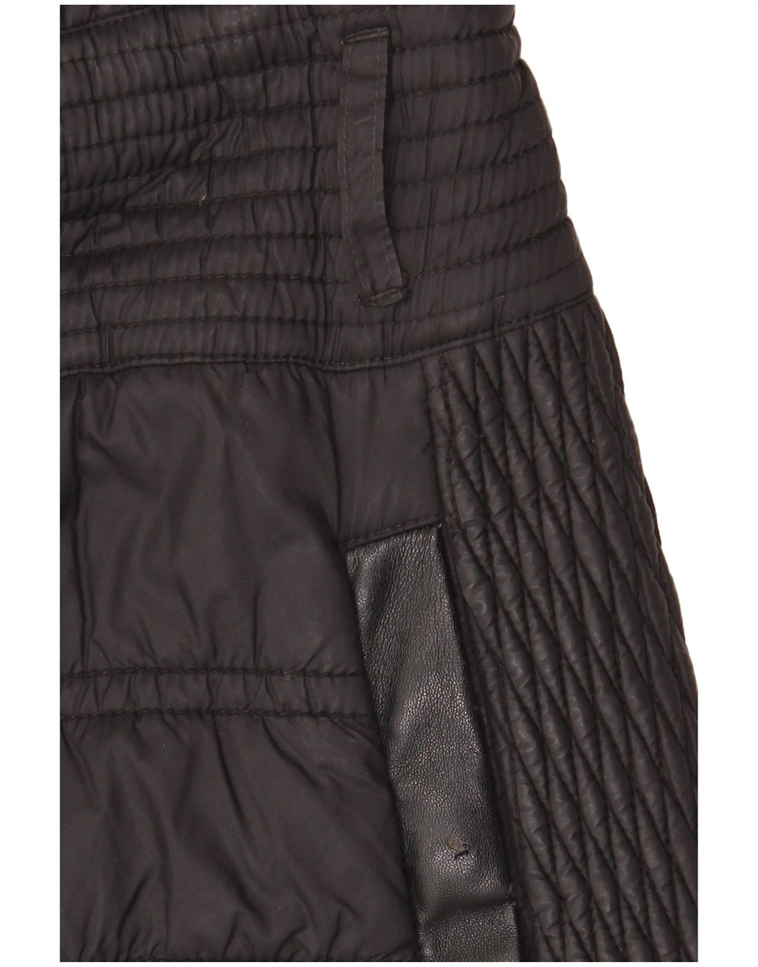 Cappotto imbottito da uomo Karen Millen UK 10 Small Nero in poliammide