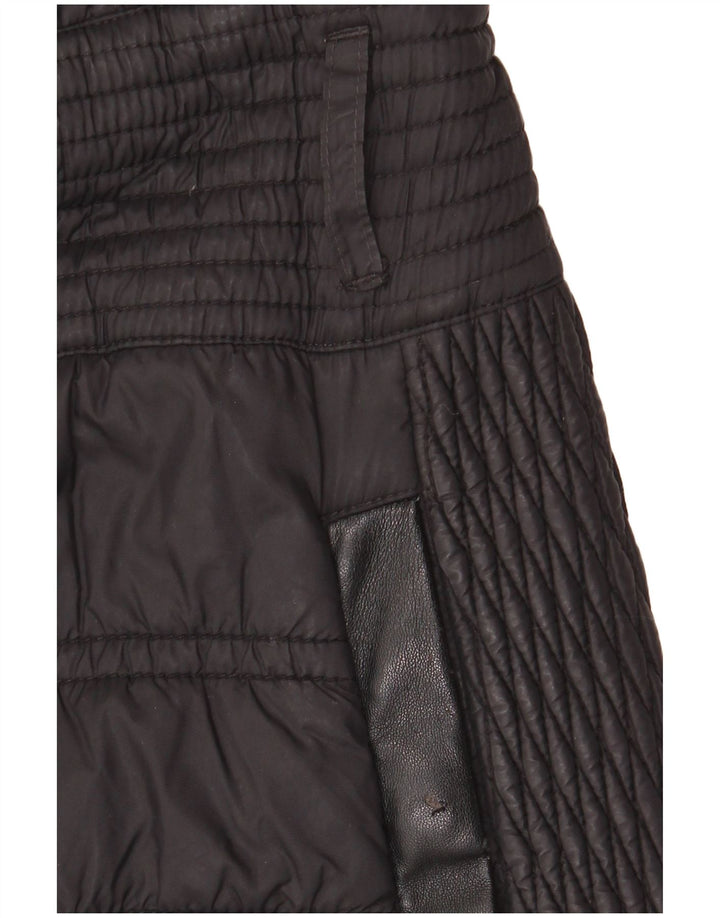Cappotto imbottito da uomo Karen Millen UK 10 Small Nero in poliammide