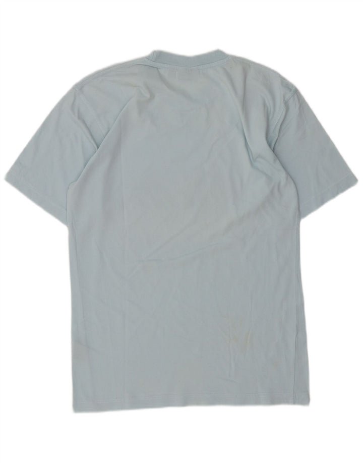 T-shirt grafica da uomo Fila Top Small in cotone blu
