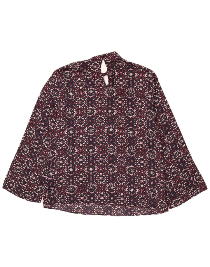 Camicetta da donna con motivo astratto Marks & Spencer Top UK 22 3XL Blu navy