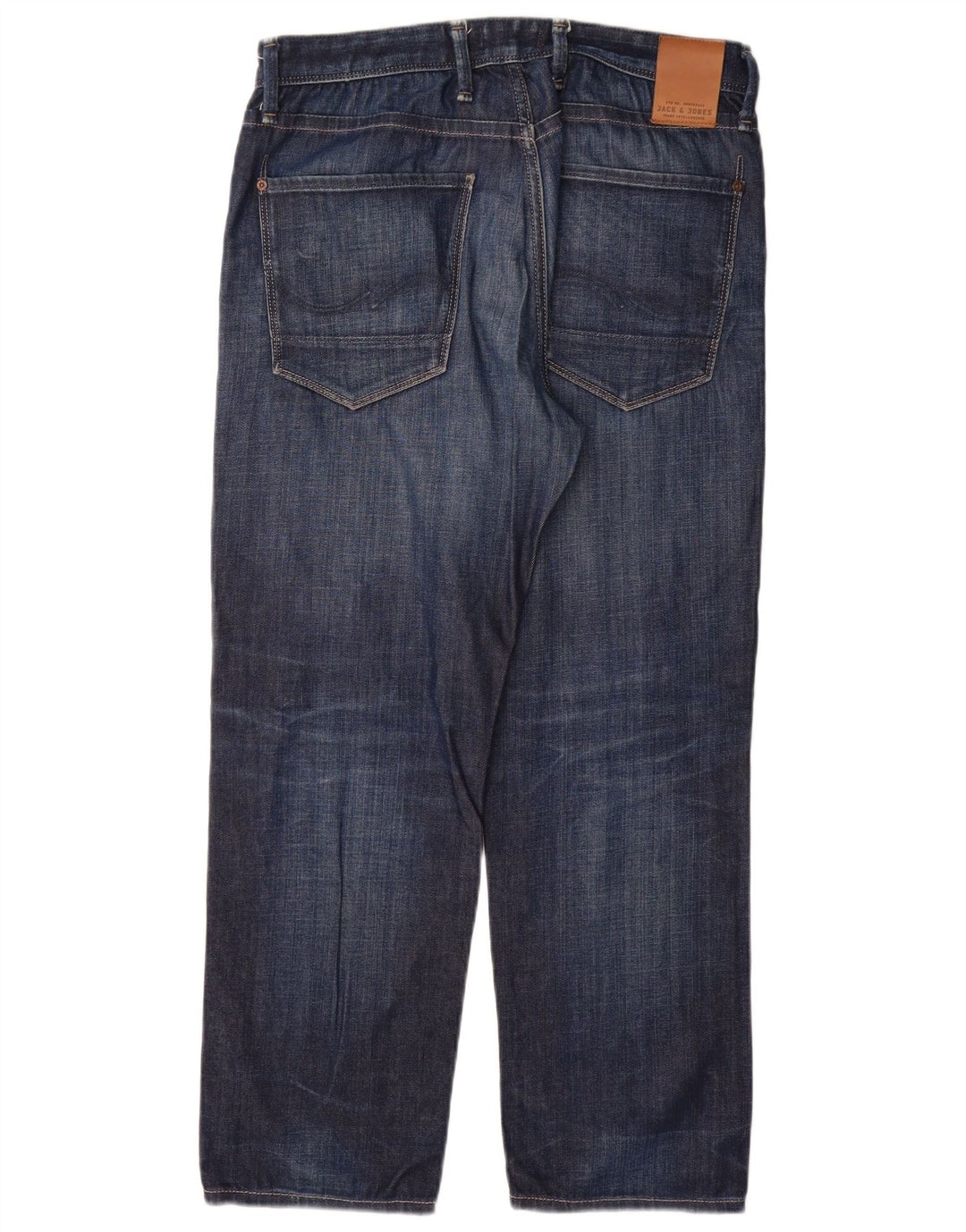 Jeans dritti da uomo Jack & Jones W32 L30 cotone blu