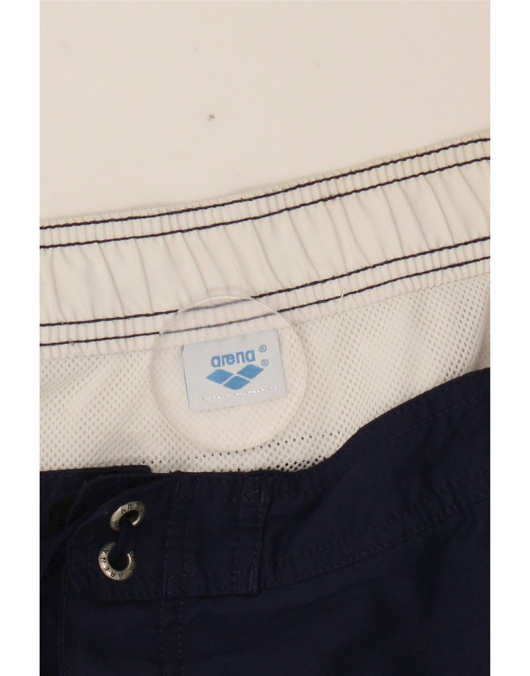 Pantaloncini da bagno grafici da uomo Arena colore blu navy medio