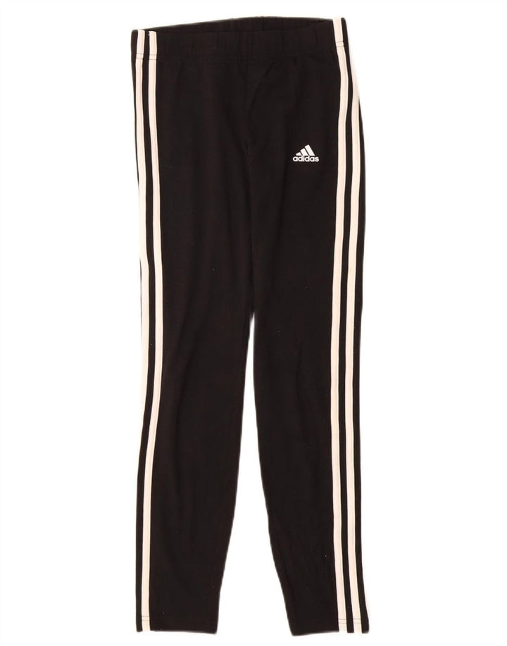 Pantaloni Tuta Bambina ADIDAS 13-14 Anni Cotone Nero