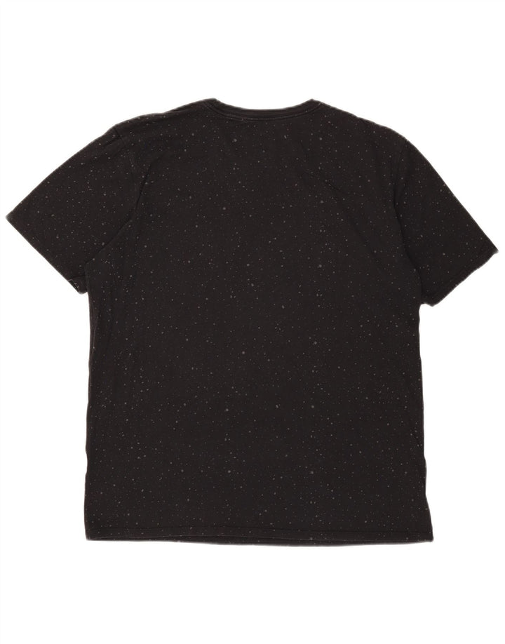 T-shirt grafica da uomo Jordan Top grande nera maculata