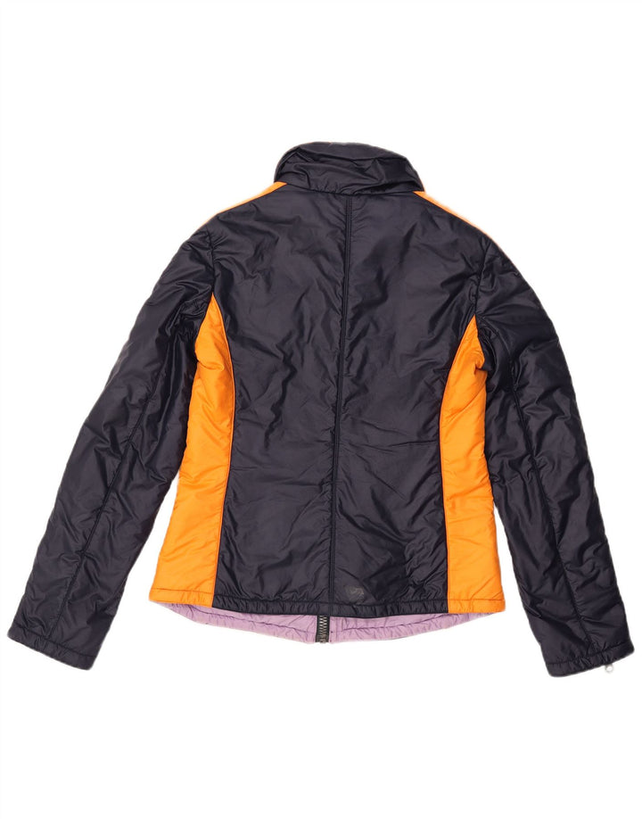 Giacca imbottita da donna Belfe UK 10 Small Blu Navy Colourblock