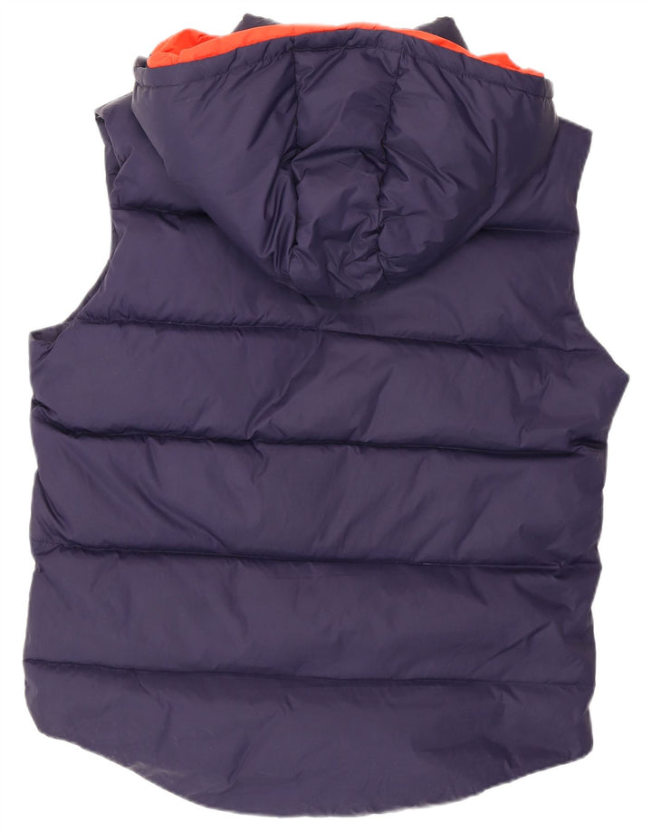 Gilet imbottito con cappuccio da uomo Jack Wills UK 38 medio poliestere blu navy