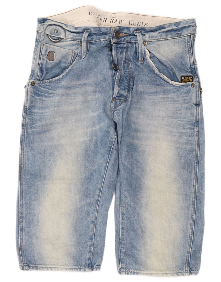 Pantaloncini di jeans da uomo G-Star W32 Blu medio