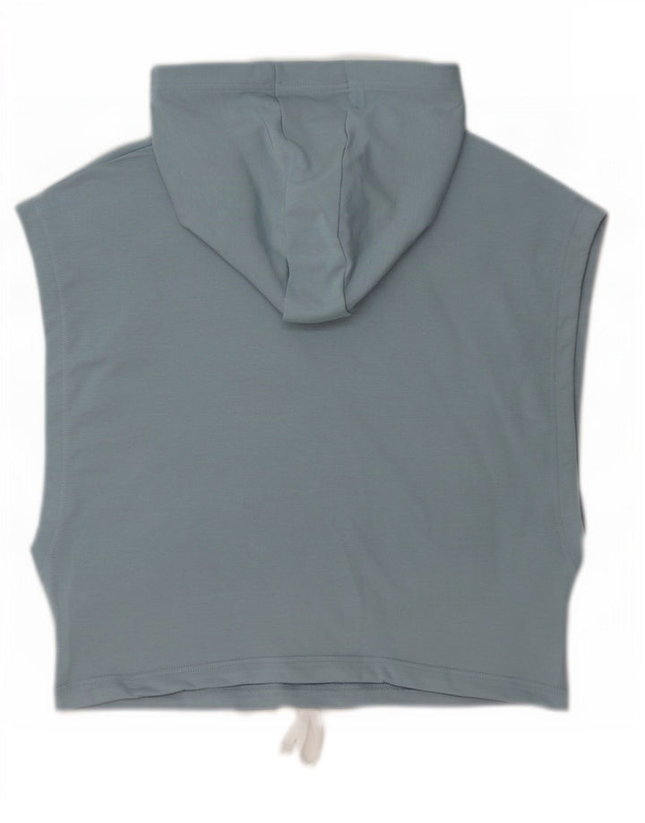 Canotta oversize con cappuccio corta da donna Under Armour UK 10 piccola blu
