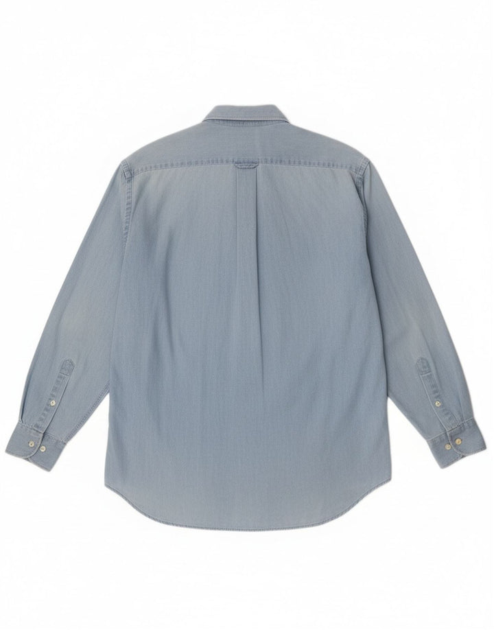 Camicia Jeans Uomo Fay Piccola Blu Cotone