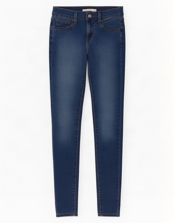 Levi's Womens 710 Super Skinny Jeans W26 L31 Blue