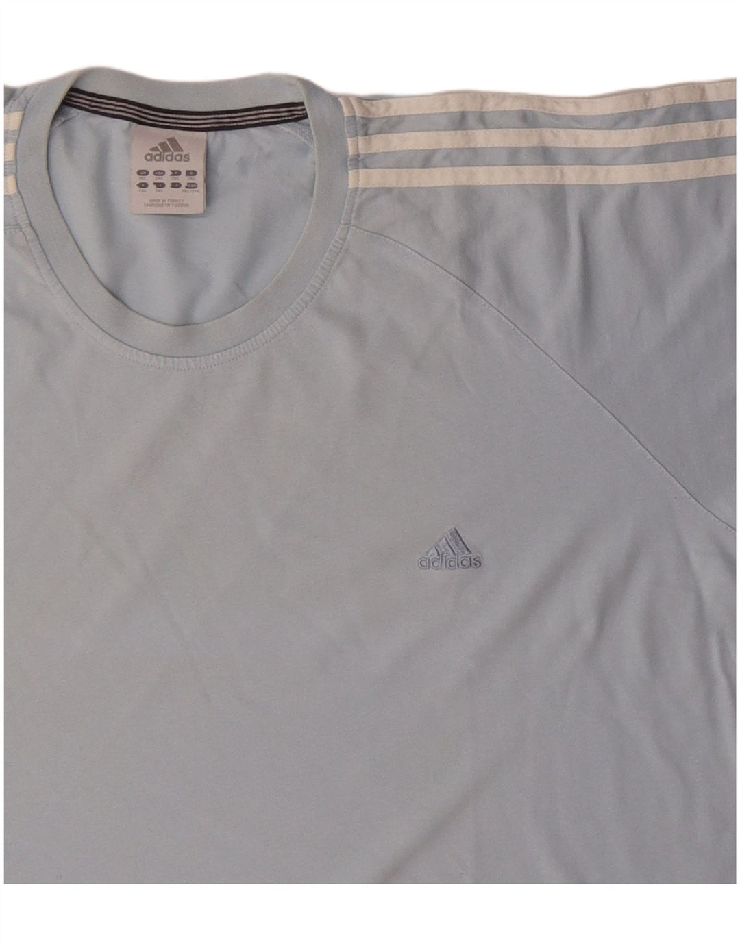 T-shirt da uomo Adidas Top 2XL in cotone blu
