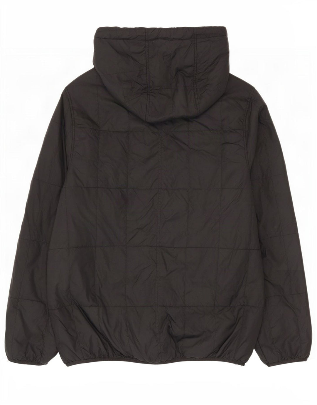 Giacca imbottita con cappuccio da uomo Bench UK 40 Large nera in poliammide
