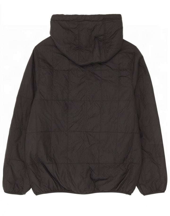 Giacca imbottita con cappuccio da uomo Bench UK 40 Large nera in poliammide