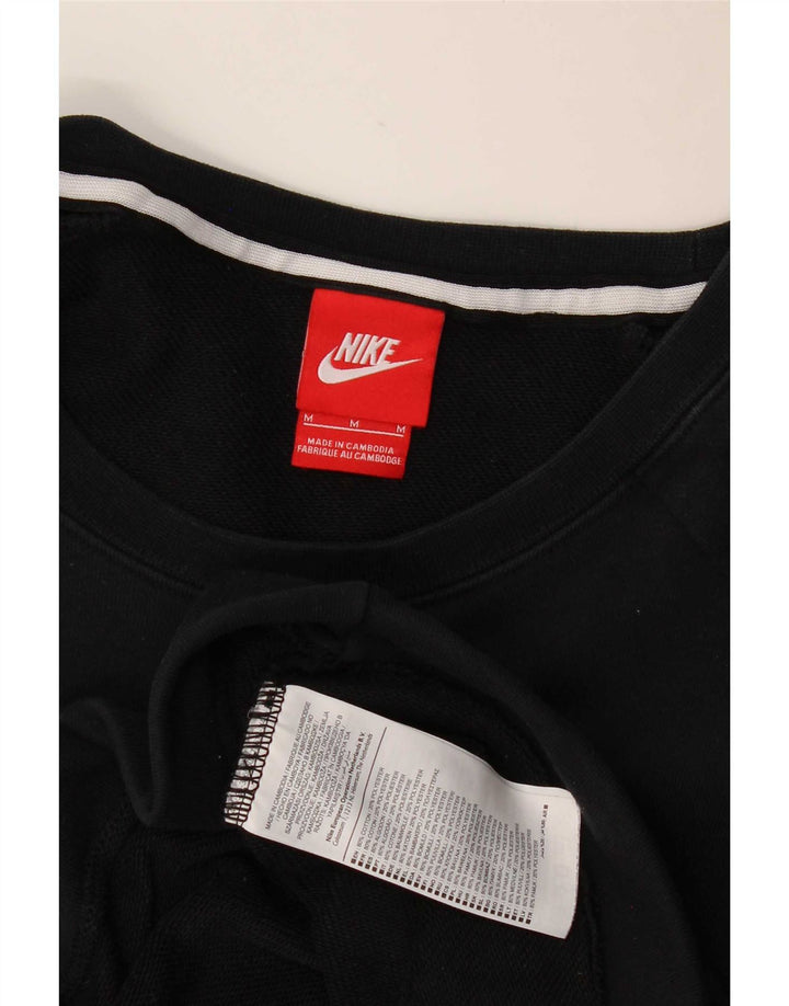 Felpa Nike Uomo Maglia Media Cotone Nero
