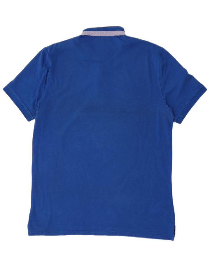Polo da uomo Massimo Dutti grande blu