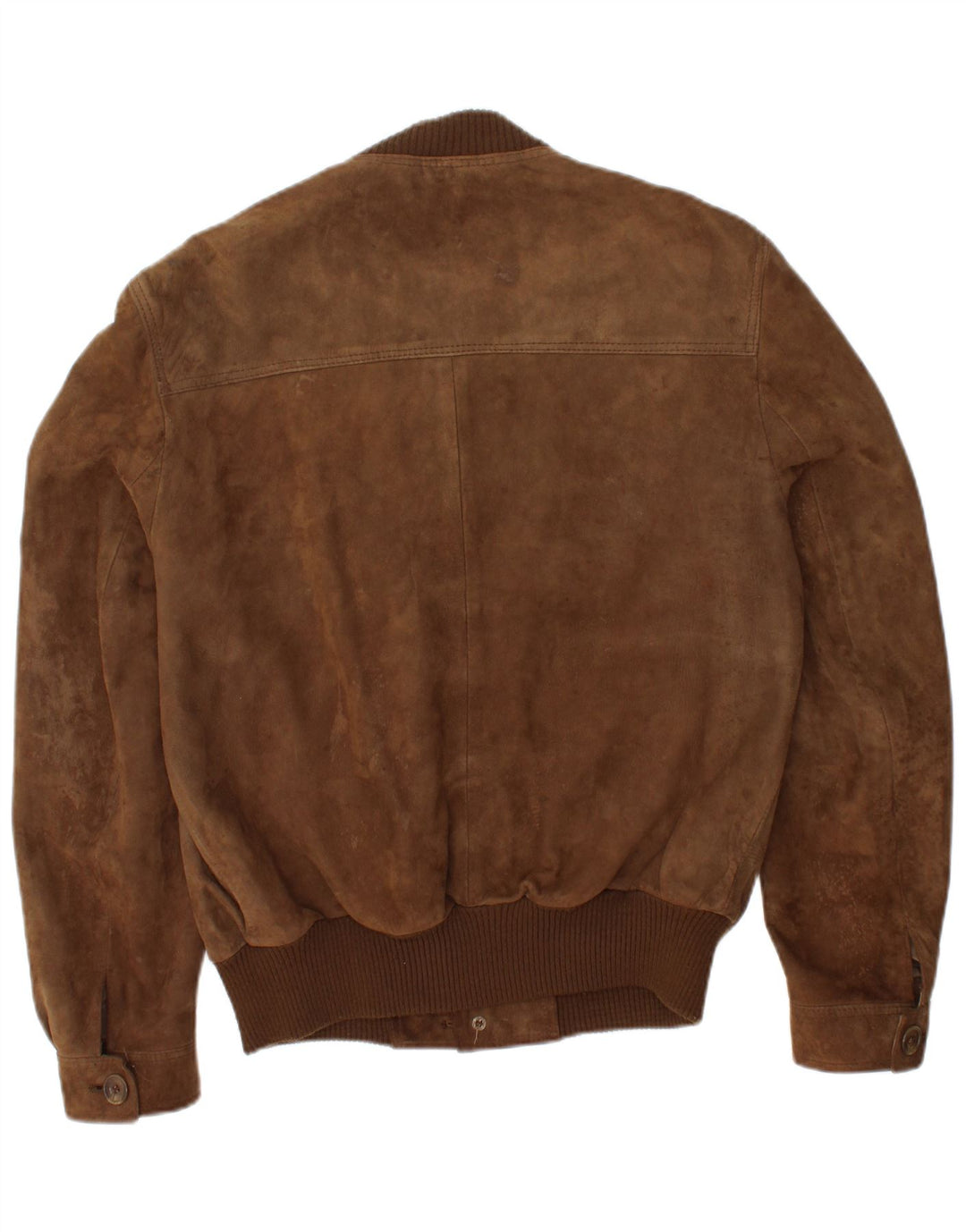 Giubbotto bomber in pelle scamosciata da uomo VINTAGE IT 44 XS Marrone