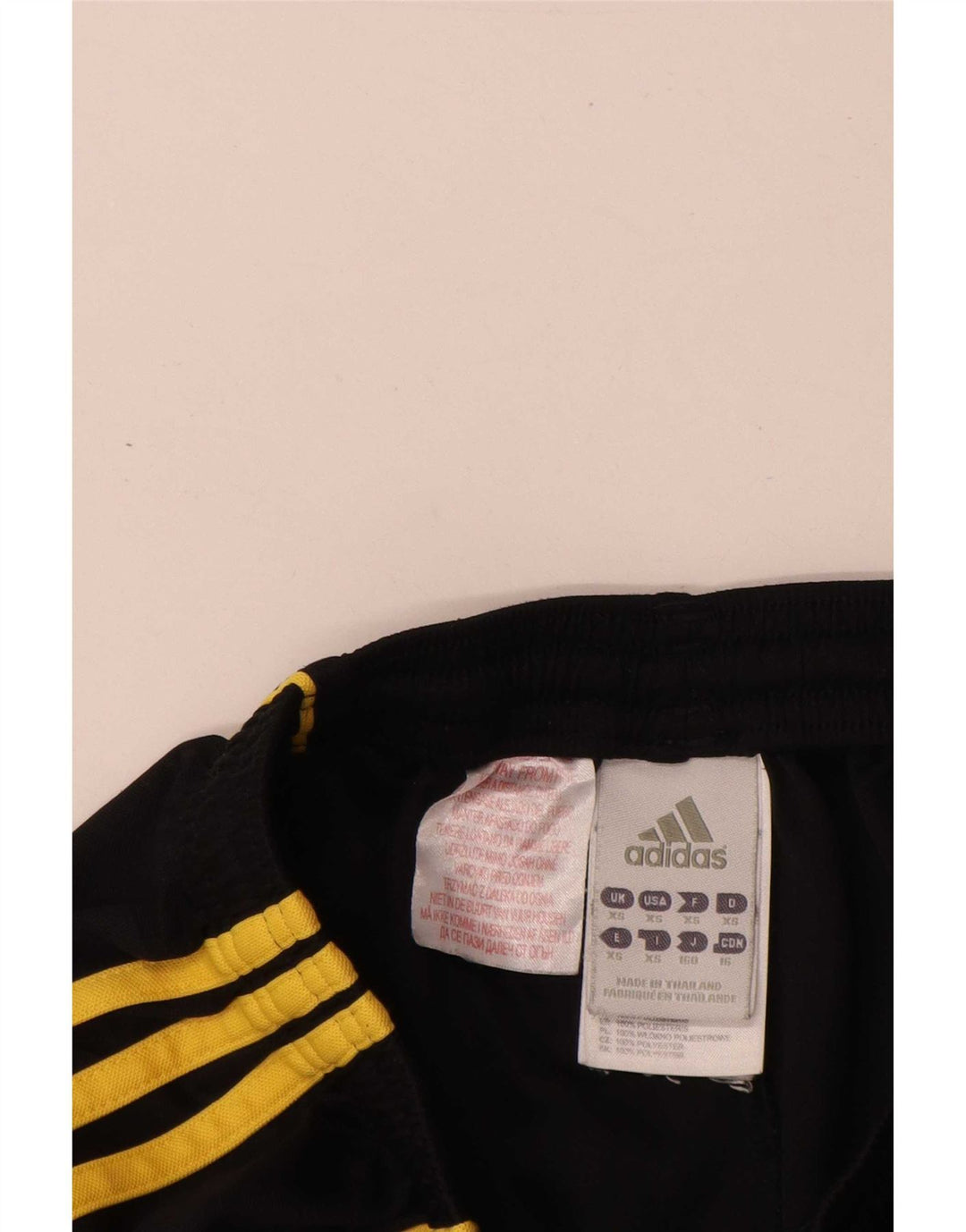 Pantaloncini sportivi Adidas da ragazzo 9-10 anni XS Poliestere nero