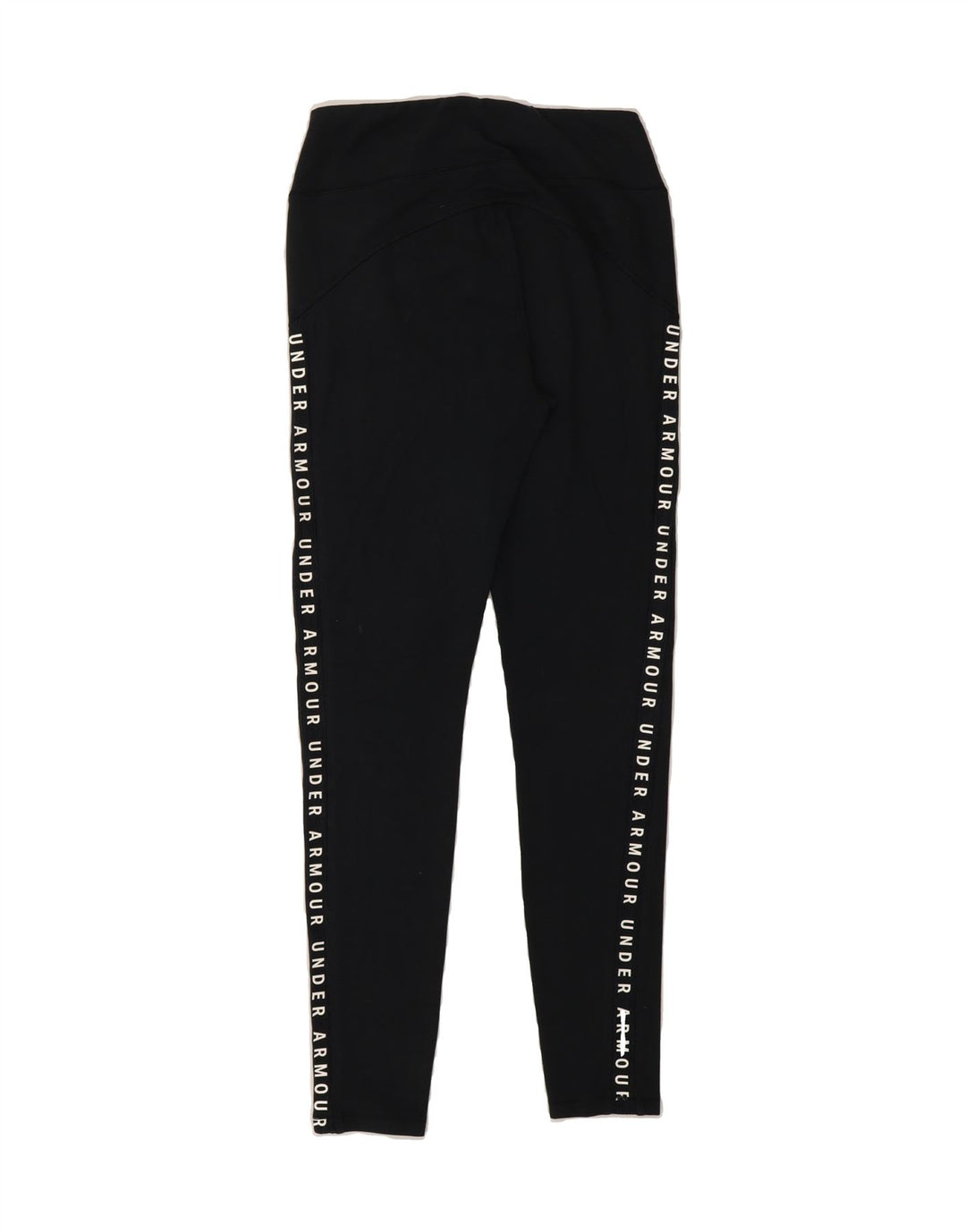 UNDER ARMOUR Womens Graphic Leggings UK 10 Small Black Vintage Under Armour and Second-Hand Under Armour from Messina Hembry 