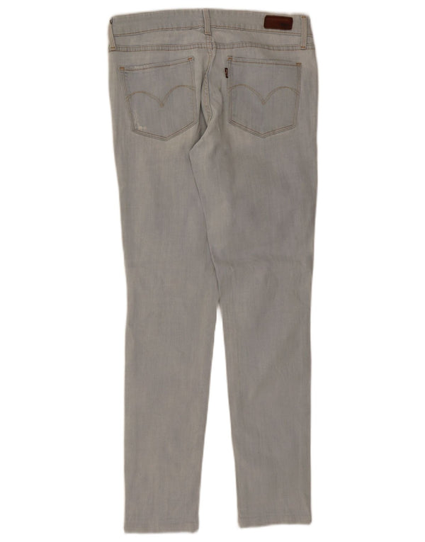 LEVI'S Womens Demi Curve Distressed Skinny Jeans W29 L29 Blue