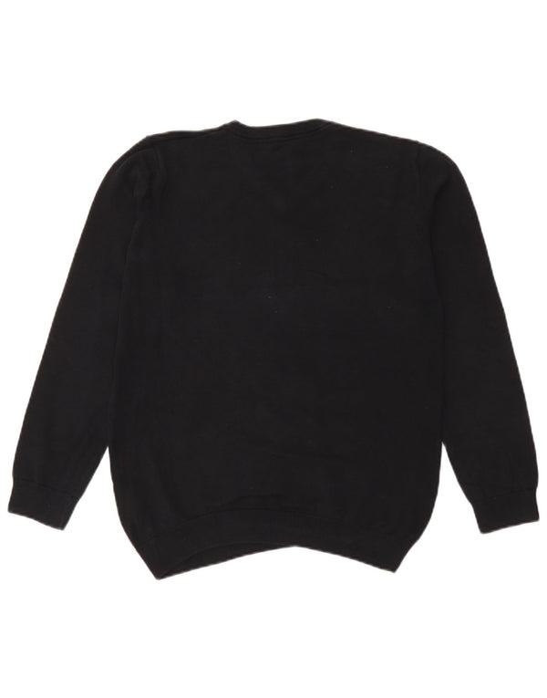 Maglione Marks & Spencer da bambino con scollo a V 13-14 anni in cotone nero