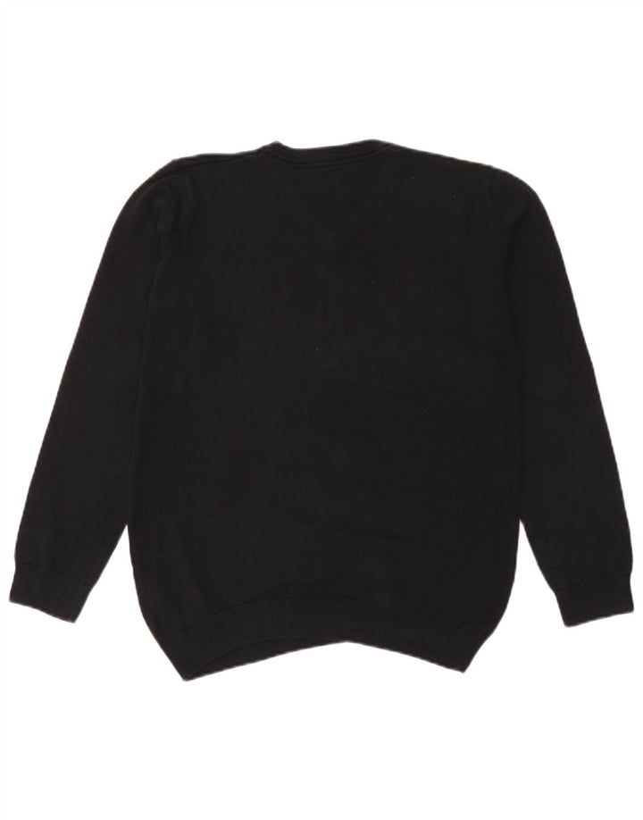 Maglione Marks & Spencer da bambino con scollo a V 13-14 anni in cotone nero
