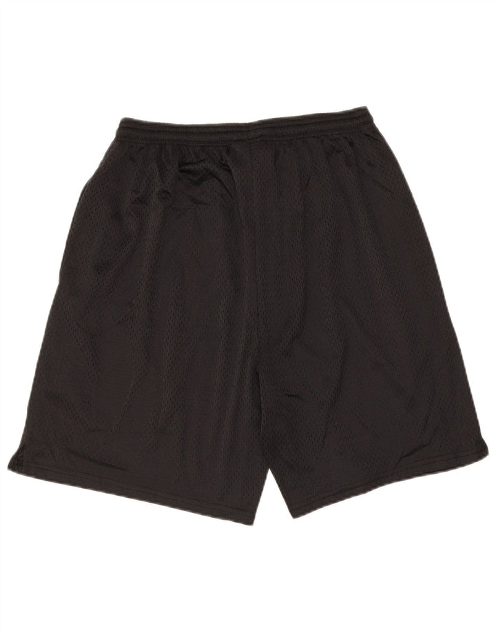 CHAMPION Mens Sport Shorts Large  Black Polyester