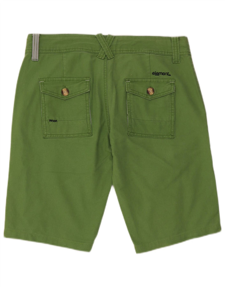 Pantaloncini chino da uomo Element W30 in cotone verde medio