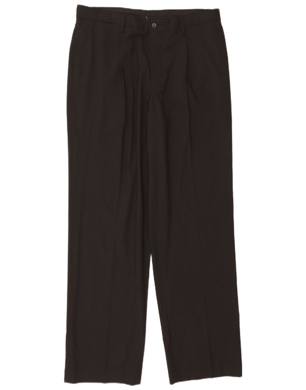 NAUTICA Mens Rigger Pegged Classic Fit Suit Trousers W36  L34 Black