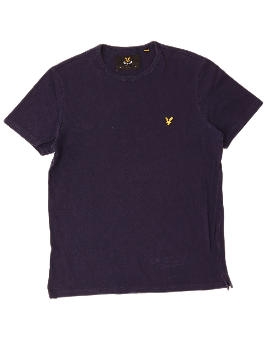 T-shirt da uomo Lyle & Scott Top in cotone blu navy medio