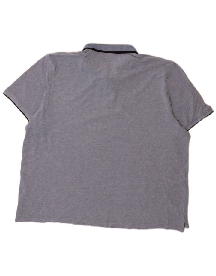 Polo da uomo Jack & Jones 3XL in cotone blu