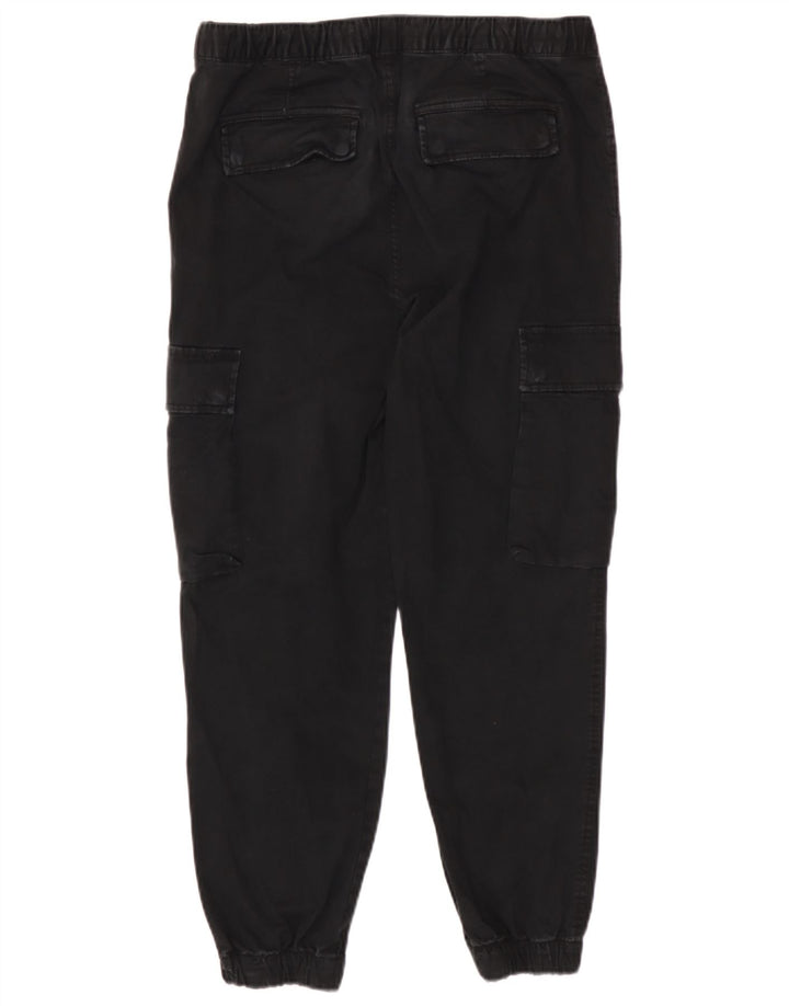 Pantaloni cargo da jogging da uomo Zara medi W31 L26 cotone nero