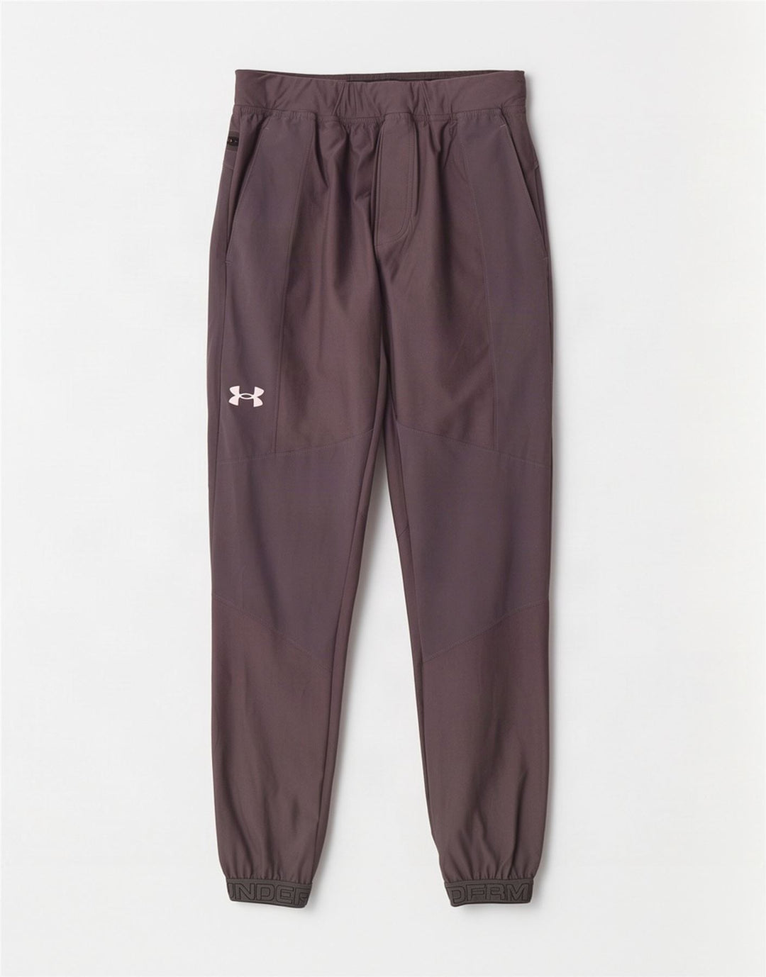 Pantaloni da tuta con grafica da uomo Under Armour Pantaloni da jogging Poliestere grigio medio