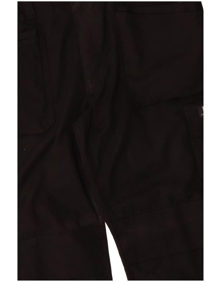 Pantaloni cargo dritti da uomo HELLY HANSEN W38 L33 cotone nero
