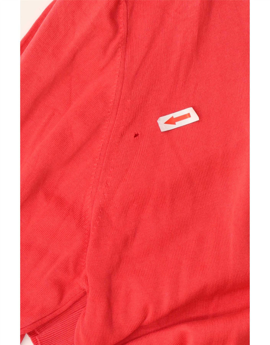 Massimo Dutti Maglione da uomo con scollo a V grande rosso