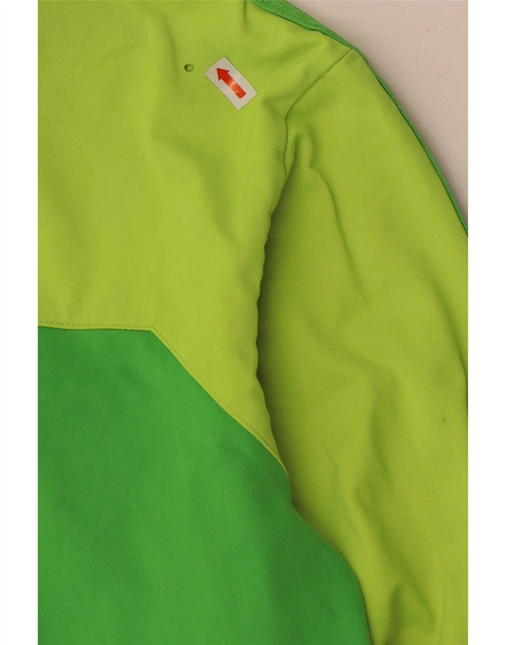 Giacca da uomo Adidas Climalite Top Jacket Large Green Colourblock