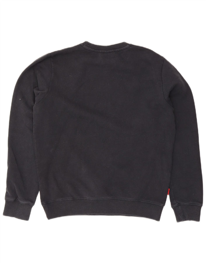 Felpa da uomo Superdry Maglione grande in cotone blu navy