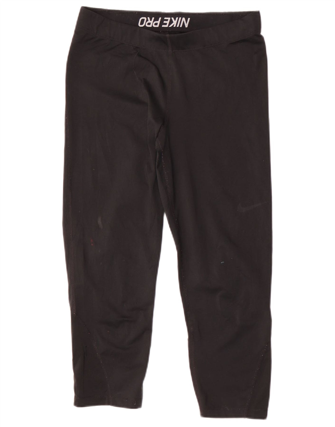 Leggings Capri da donna Nike UK 12 medio nero poliestere