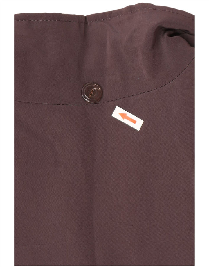 Soprabito oversize da donna vintage UK 18 XL Marrone