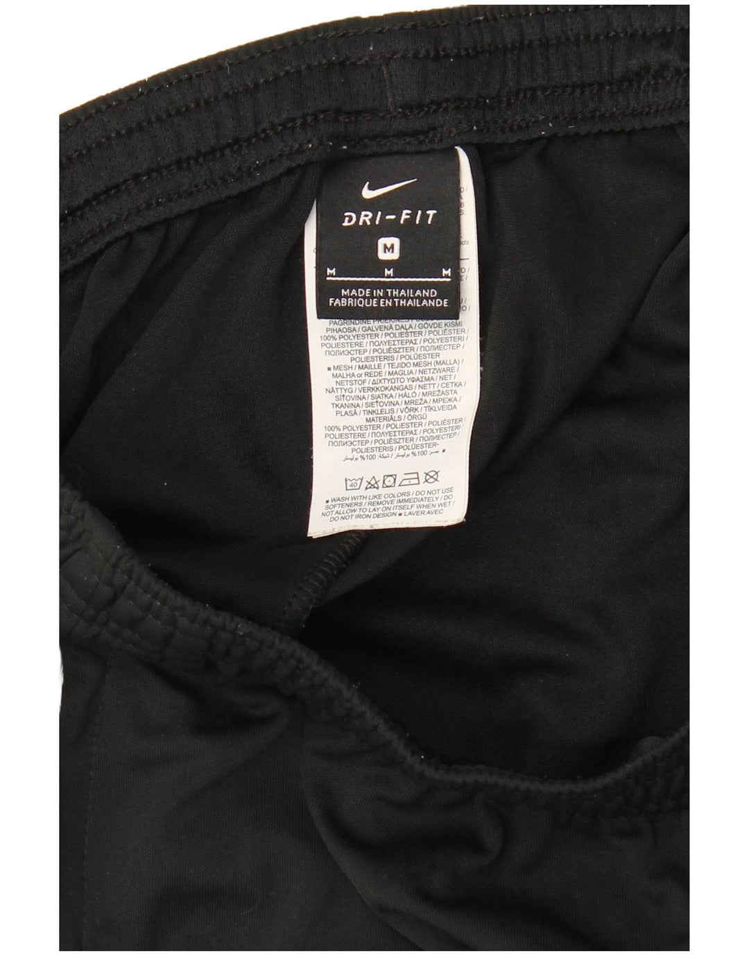 Pantaloni da tuta da uomo NIKE Dri Fit in poliestere color block medio nero