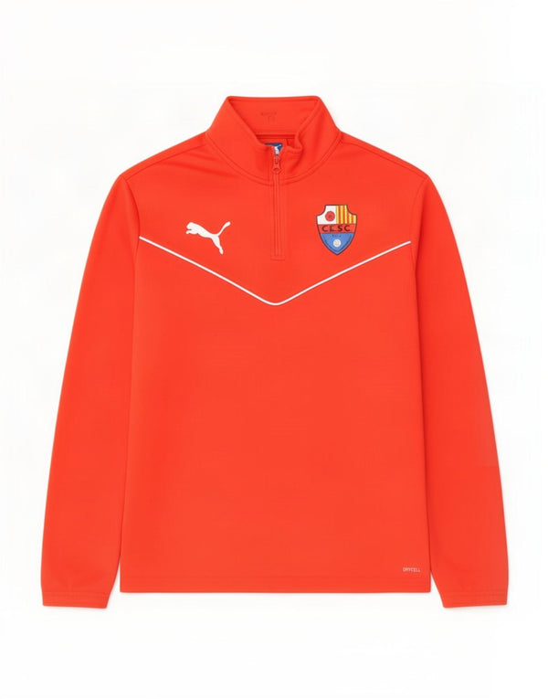 Puma Boys Club Esportiu Santes Creus Pullover Tracksuit Top 13-14 Years Red