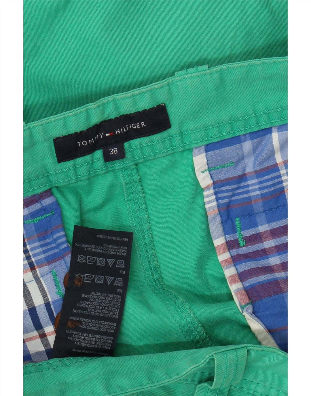 TOMMY HILFIGER Pantaloncini cargo da uomo W38 XL Cotone verde