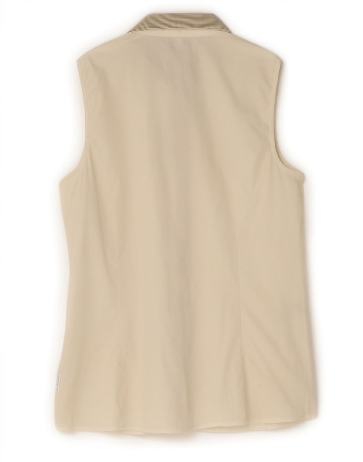 Camicetta senza maniche da donna Armani Jeans EU 42 a righe bianche medie