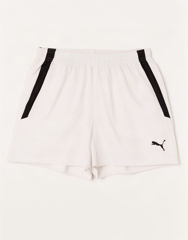 Pantaloncini sportivi da uomo Puma Medium White Colourblock in poliestere