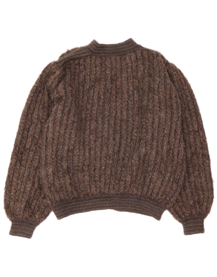 Maglione Cardigan Donna Mariedda IT 46 Large Marrone a Righe