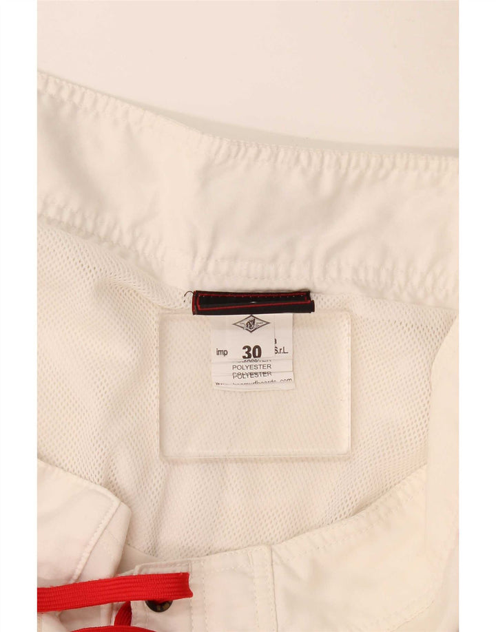 Bear Pantaloncini da bagno con grafica da uomo Medium White Colourblock Poliestere